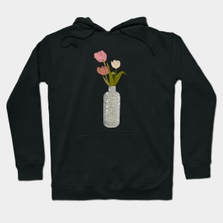 Disco vase with flowers Hoodie